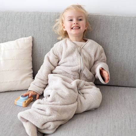Gigoteuse jambes séparables hiver  - tog 2.5 chaud tout doux Blush+Grizou+Lunar+Marshmallow+Natural+Natural - tricolore+Noisette+Noisette tricolore+Sesame+Stone+Turquoise tricolore+Vintage 54 - vertbaudet enfant 