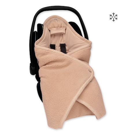 Nid d'ange biside ouatiné hiver  - teddy chaud Ficelle+Kaki+Muffin+Natural+Ocre 19 - vertbaudet enfant 