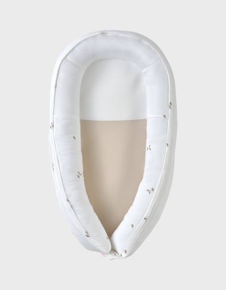 Nid bébé mousseline de coton bio Ecru 2 - vertbaudet enfant 