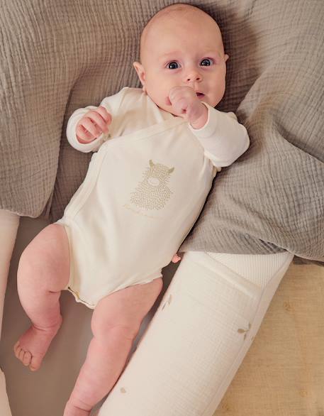 Nid bébé mousseline de coton bio Ecru 4 - vertbaudet enfant 