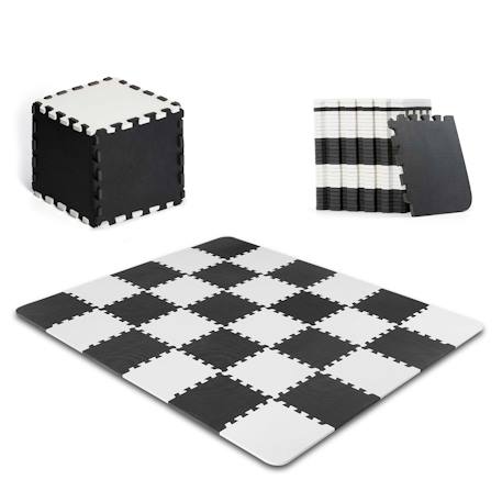Tapis de jeu puzzle pour enfants - mousse douce et antidérapante Jaune+Noir 7 - vertbaudet enfant 