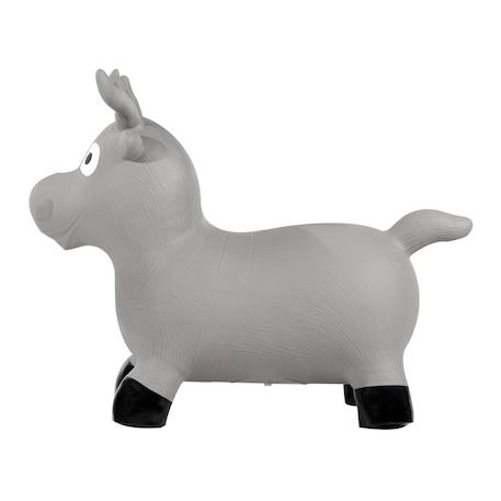 Animal sauteur gonflable Blanc - licorne+Gris - chien+Gris - poney+Gris clair - élan+Gris foncé - lapin+Noir - vache+Pistache - dino+Sable - hippo 20 - vertbaudet enfant 