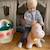Animal sauteur gonflable Blanc - licorne+Gris - chien+Gris - poney+Gris clair - élan+Gris foncé - lapin+Noir - vache+Pistache - dino+Sable - hippo 41 - vertbaudet enfant 