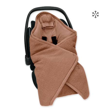 Nid d'ange biside ouatiné hiver  - teddy chaud Ficelle+Kaki+Muffin+Natural+Ocre 14 - vertbaudet enfant 