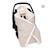Nid d'ange biside ouatiné hiver  - pady rainy - teddy Green+Natural+Neutral 13 - vertbaudet enfant 