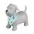 Animal sauteur gonflable Blanc - licorne+Gris - chien+Gris - poney+Gris clair - élan+Gris foncé - lapin+Noir - vache+Pistache - dino+Sable - hippo 7 - vertbaudet enfant 