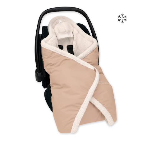 Nid d'ange biside ouatiné hiver  - pady rainy - teddy Green+Natural+Neutral 8 - vertbaudet enfant 
