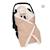 Nid d'ange biside ouatiné hiver  - pady rainy - teddy Green+Natural+Neutral 8 - vertbaudet enfant 