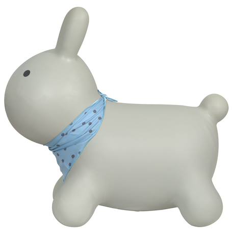 Animal sauteur gonflable Blanc - licorne+Gris - chien+Gris - poney+Gris clair - élan+Gris foncé - lapin+Noir - vache+Pistache - dino+Sable - hippo 26 - vertbaudet enfant 