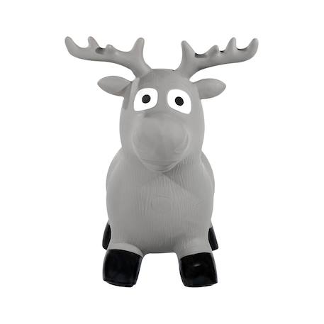Animal sauteur gonflable Blanc - licorne+Gris - chien+Gris - poney+Gris clair - élan+Gris foncé - lapin+Noir - vache+Pistache - dino+Sable - hippo 21 - vertbaudet enfant 