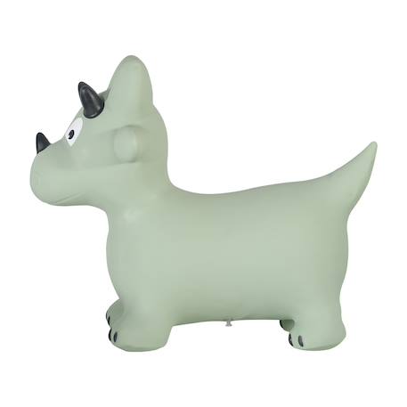 Animal sauteur gonflable Blanc - licorne+Gris - chien+Gris - poney+Gris clair - élan+Gris foncé - lapin+Noir - vache+Pistache - dino+Sable - hippo 39 - vertbaudet enfant 