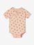 Lot 5 bodies manches courtes fleuris rose 4 - vertbaudet enfant 