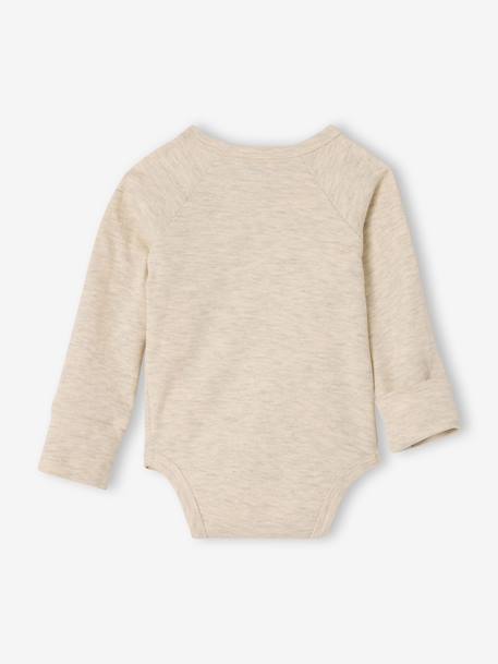 Lot 3 bodies naissance manches longues écru 5 - vertbaudet enfant 