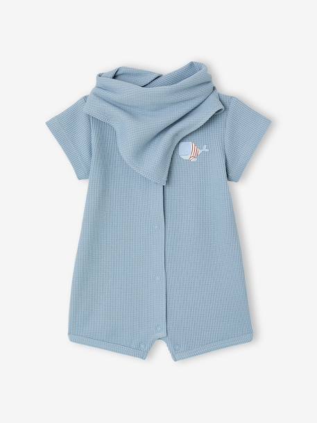Coffret ensemble naissance garçon bleu 6 - vertbaudet enfant 