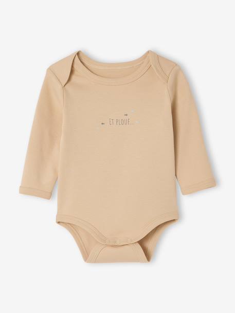 Lot 5 bodies manches longues baleine bleu 5 - vertbaudet enfant 