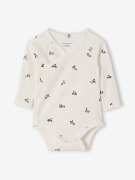 Lot 2 bodies bébé manches longues en coton bio bleu ciel 2 - vertbaudet enfant 