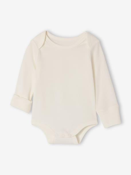 Lot bodies manches longues cerise rouge 6 - vertbaudet enfant 