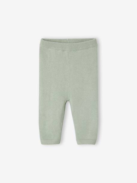 Ensemble bébé garçon tricot 3 pièces vert sauge 3 - vertbaudet enfant 