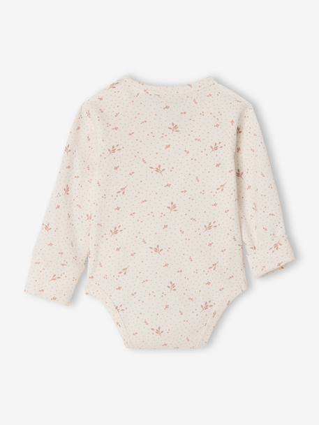 Lot 3 bodies naissance manches longues bois de rose 5 - vertbaudet enfant 