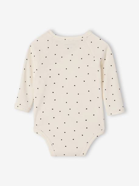 Lot de 2 bodies bébé manches longues écru 4 - vertbaudet enfant 