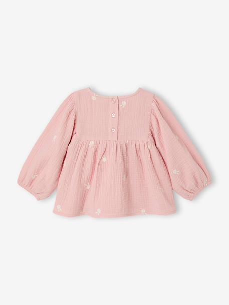Ensemble bébé blouse et foulard rose 5 - vertbaudet enfant 