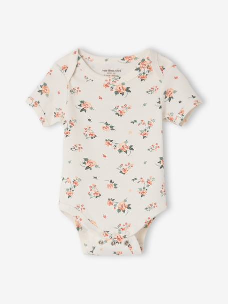 Lot 3 bodies bébé manches courtes rose pâle 3 - vertbaudet enfant 