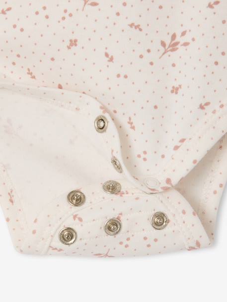Lot 3 bodies naissance manches longues bois de rose 6 - vertbaudet enfant 