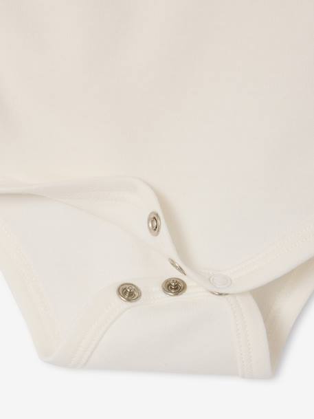 Lot 5 bodies manches courtes fleuris rose 9 - vertbaudet enfant 