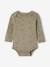 Lot 5 bodies manches longue Dinosaures kaki 4 - vertbaudet enfant 