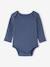 Lot 5 bodies manches longues baleine bleu 6 - vertbaudet enfant 