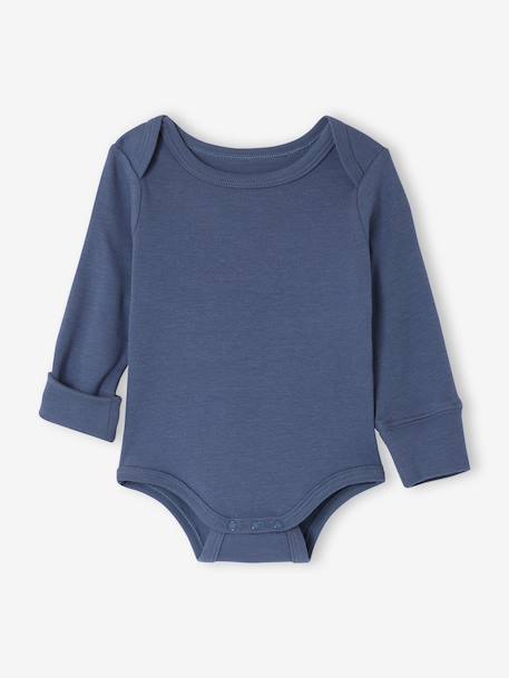 Lot bodies manches longues cerise rouge 5 - vertbaudet enfant 