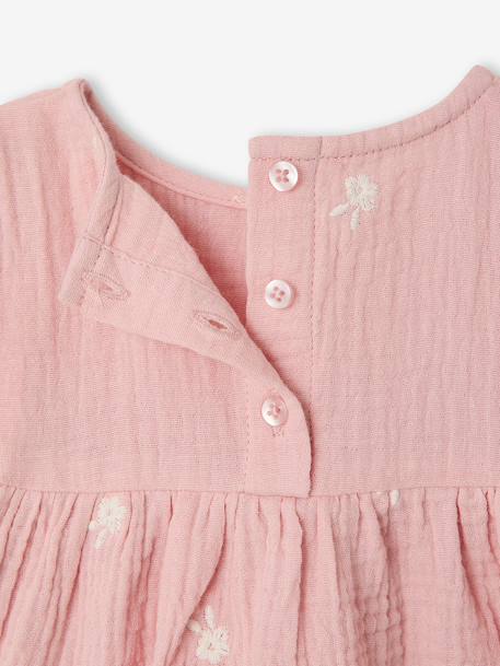 Ensemble bébé blouse et foulard rose 7 - vertbaudet enfant 