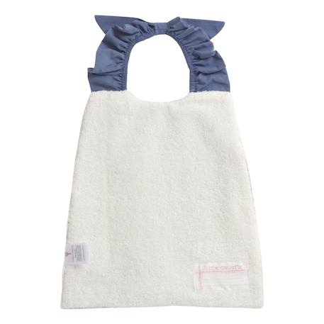 Bavoir élastiqué coton bio Bleu marine 3 - vertbaudet enfant 