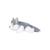 Peluche - peluche floppy choopy husky gris et blanc – 22 cm Gris 4 - vertbaudet enfant 