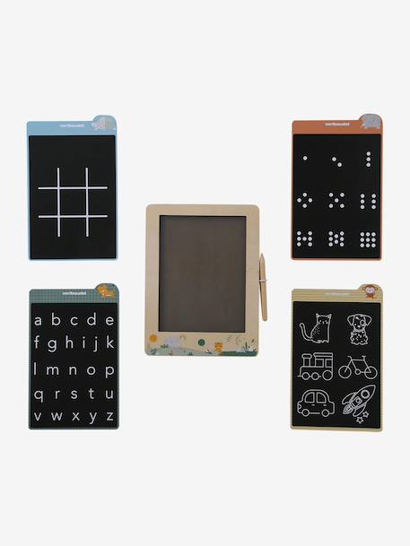 Tablette magique de dessin en bois FSC® Tanzanie 4 - vertbaudet enfant 