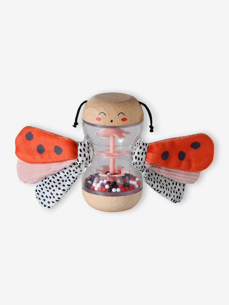Hochet coccinelle bois FSC® rouge 3 - vertbaudet enfant 