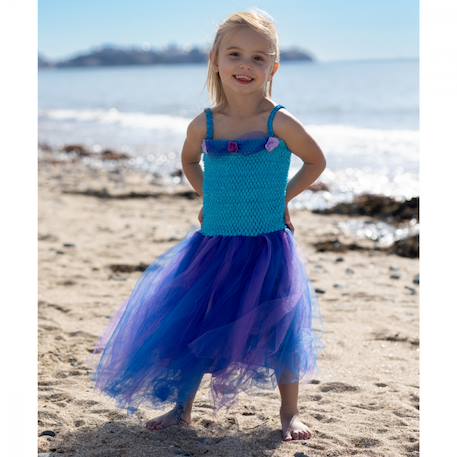 Déguisement robe mélusine Bleu, violet 2 - vertbaudet enfant 