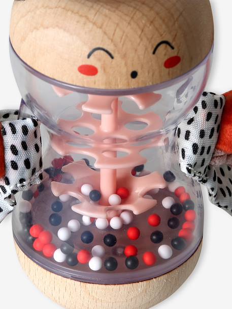 Hochet coccinelle bois FSC® rouge 4 - vertbaudet enfant 