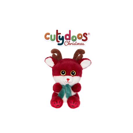 Peluche renne Nico 13 cm Rouge 1 - vertbaudet enfant 