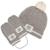 Gants avec patch petit loup Gris 2 - vertbaudet enfant 
