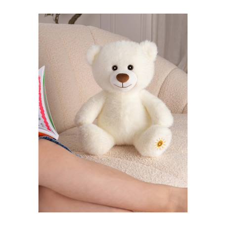 Peluche veilleuse glowy, mon ourson lumineux beige – 24 cm Blanc 6 - vertbaudet enfant 