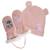 Gants 2/4 ans en polaire,doublés imitation fourrure, relié par un cordon Rose escargot 2 - vertbaudet enfant 