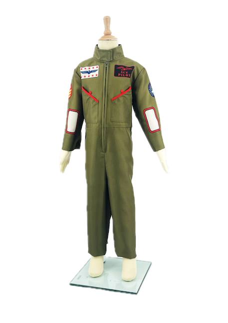 Déguisement pilote - fighter pilot Vert kaki 4 - vertbaudet enfant 
