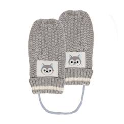Gants avec patch petit loup  - vertbaudet enfant