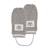 Gants avec patch petit loup Gris 1 - vertbaudet enfant 
