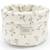 Panier de toilette olive bloom (18 cm) Blanc, vert, noir 1 - vertbaudet enfant 