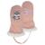 Gants 2/4 ans en polaire,doublés imitation fourrure, relié par un cordon Rose escargot 1 - vertbaudet enfant 