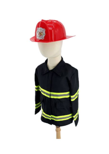 Déguisement nyc fire figther Noir, rouge 3 - vertbaudet enfant 