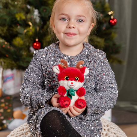 Peluche renne Nico 13 cm Rouge 4 - vertbaudet enfant 