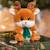 Peluche renne Ginger 13 cm Vert 3 - vertbaudet enfant 